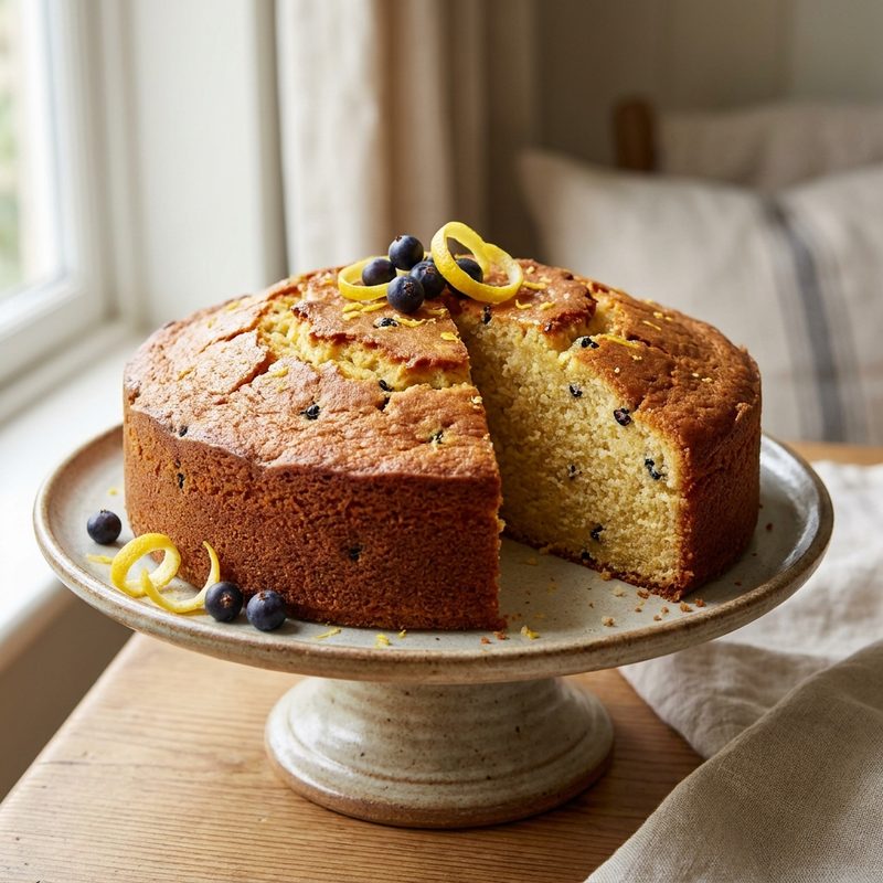 Lemon and Juniper Madeira Cake