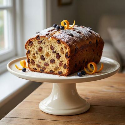 Gin-Soaked Raisin Tea Bread