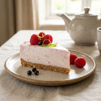 Raspberry, Gin and Lime Cheesecake
