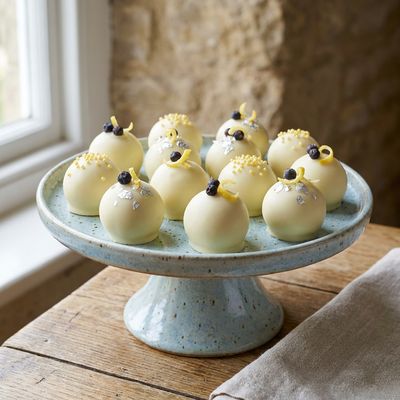White Chocolate Gin Martini Truffles